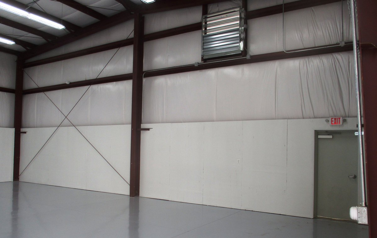 dcgcontractor's tweet photo. @dcgcontractor recently completed an addition for Dominion VA Power onto a vehicle maintenance shop building that DCG constructed several years ago. This pre-engineered metal building addition  mimics the existing building and expands the owner’s available vehicle space. https://t.co/ndxaxzuSYd