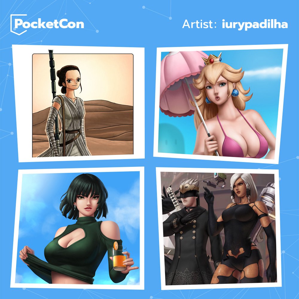 PocketconApp's tweet photo. @iurypadilha is an artist who's always trying to learn and improve and make good stuff for the clients and the public.
To enjoy Iuri`s arts visit: 
https://t.co/JCmP6twJet 
#digitalart #characters #videogames #pocketcon https://t.co/L02X5t8ltQ