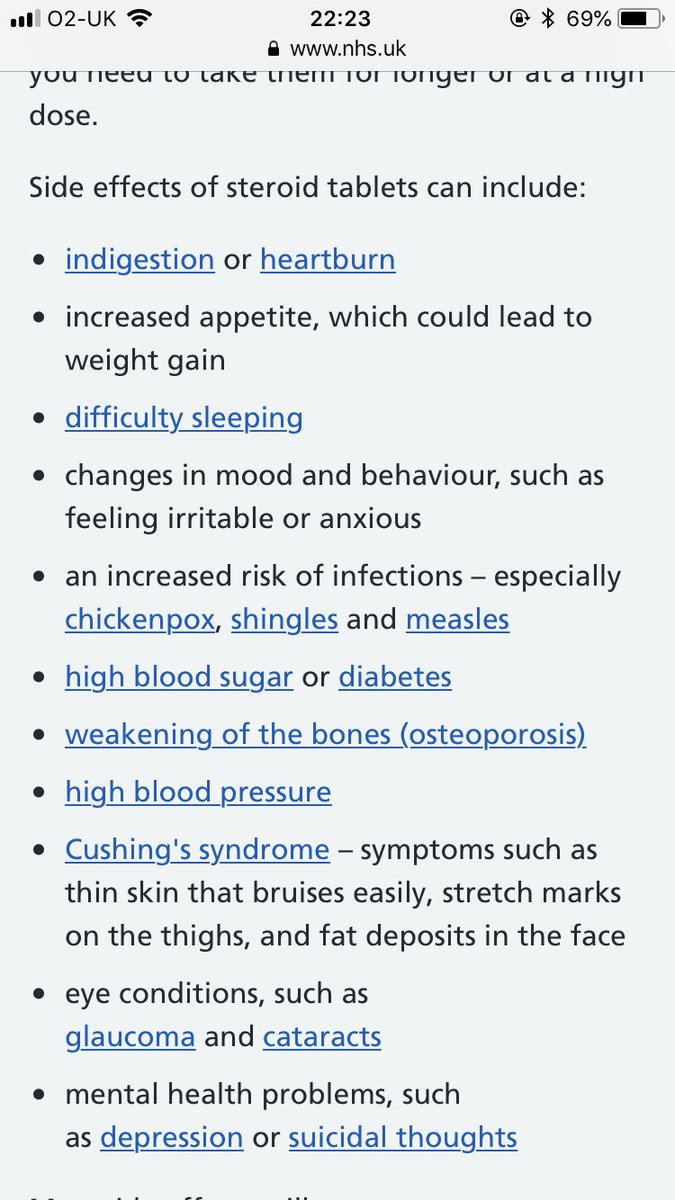 thebigwheeze12's tweet photo. Just some of the horrible side effects steroids have. Why not come along to the support group and find out more or just receive some support #StHelens #Asthma #support #Respiratory #nhsuk https://t.co/ebEnUY4J7N