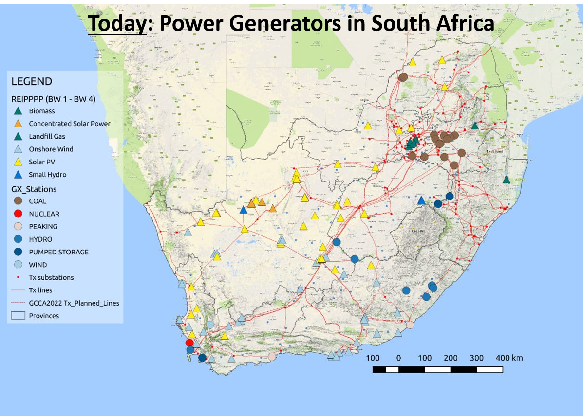 Distributed power generation: It is here already. In South Africa. Today. Plus all the rooftop solar installations that add to this picture.