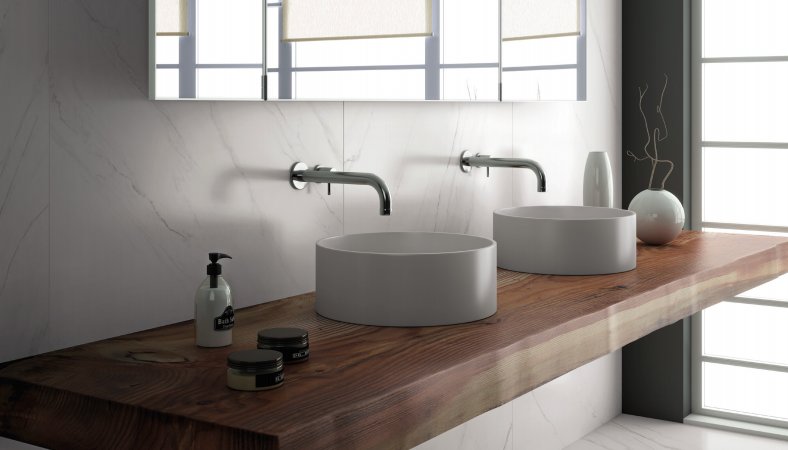 Marble was a huge home decor trend last year and has definitely continued into 2018. Marble tiles work well with many interior decor themes, so whether your bathroom is luxe or more contemporary, our Slab-Tech Grade A range will look fabulous in your space.

#marbletiles