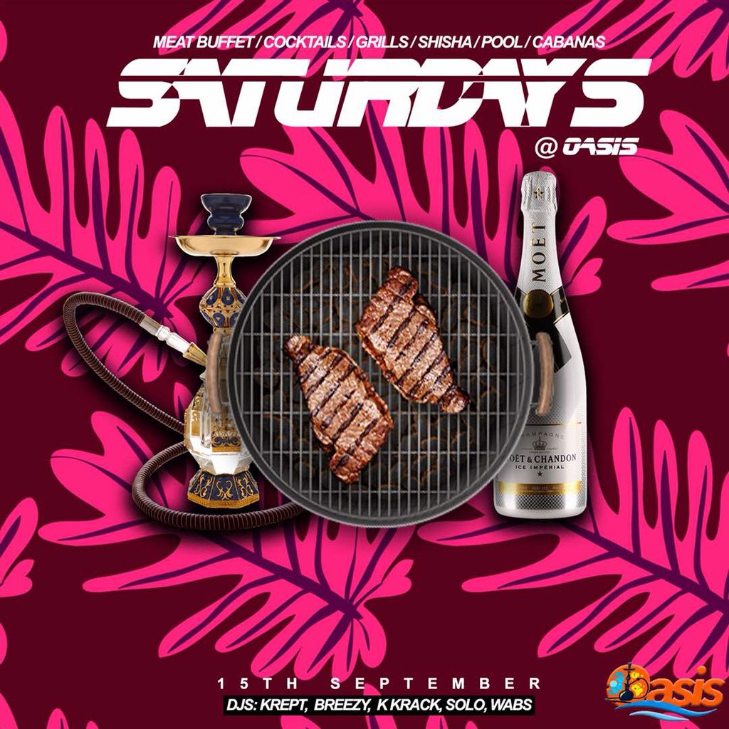 iamsaltynation's tweet photo. This Saturday the only place to be at is @oasisloungegh !! Free entry!! Issa link up!! https://t.co/EeV6CKKhs7