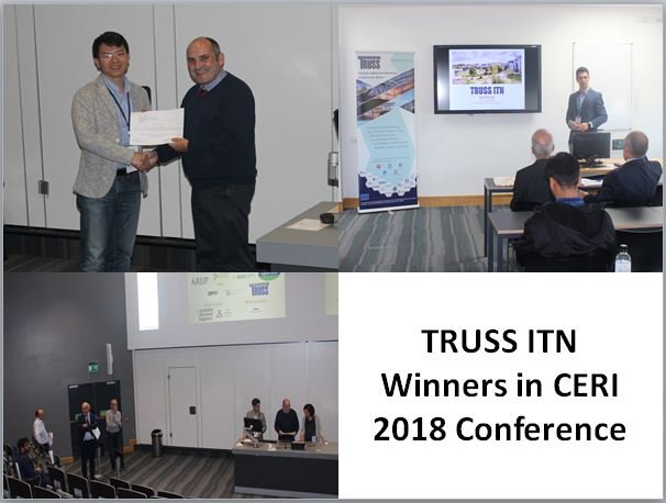 TRUSSITN's tweet photo. Congratulations to our #ESRs @perrottafe and Siyuan Chen @MSCActions on winning the best student papers in the #CERI2018 conference @ucddublin 👏👏#Engineering https://t.co/CRCJJkzAv8
