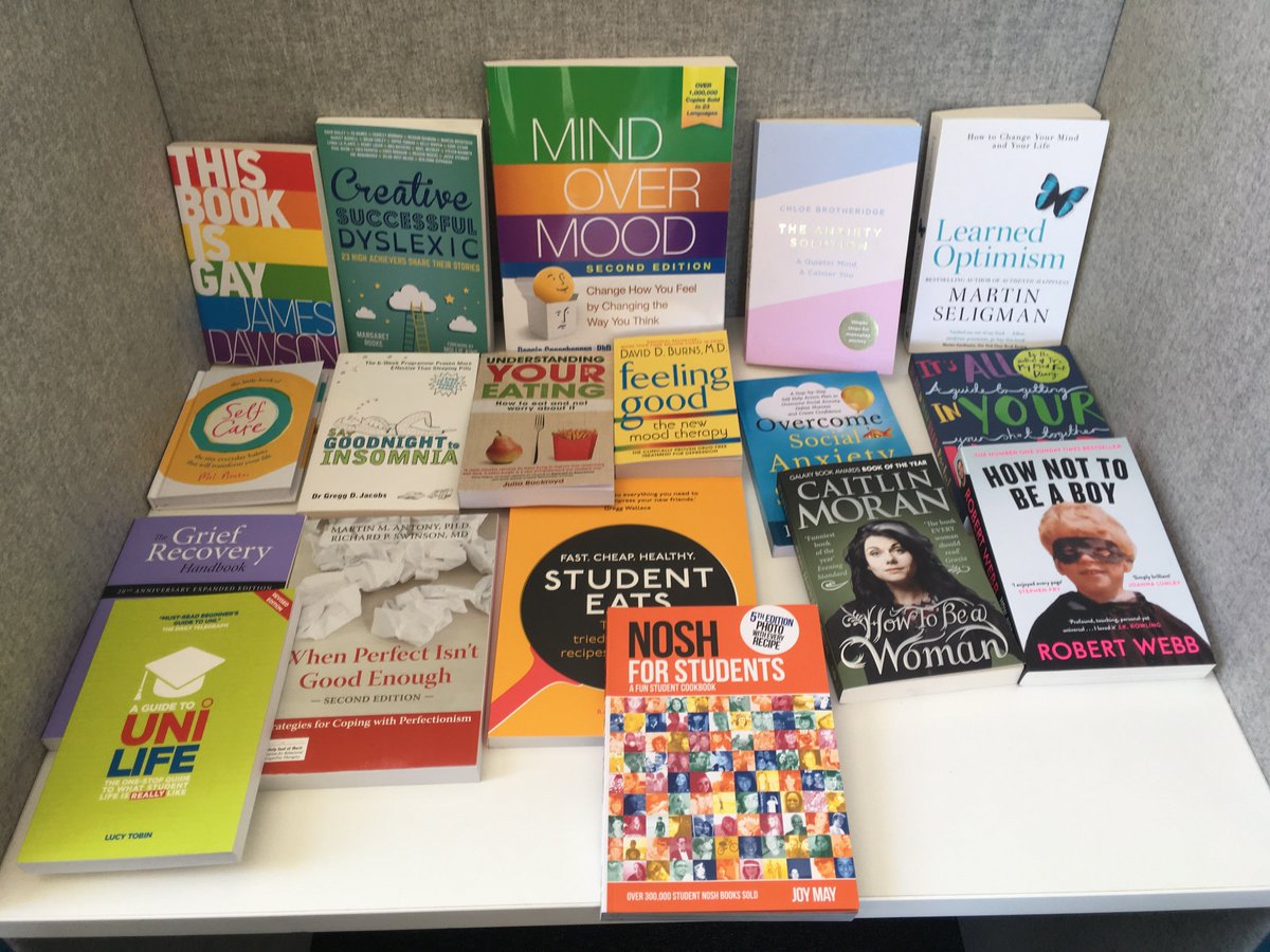 NorlandSupport's tweet image. While we have a lot of study skills books in the Library, we decided to ask our colleagues @NorlandLibrary to get in some new books on life, the universe and everything for you all to read. We might have chosen too well though, as half the staff want to grab them first!