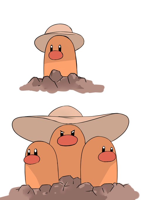 ディグダのtwitterイラスト検索結果