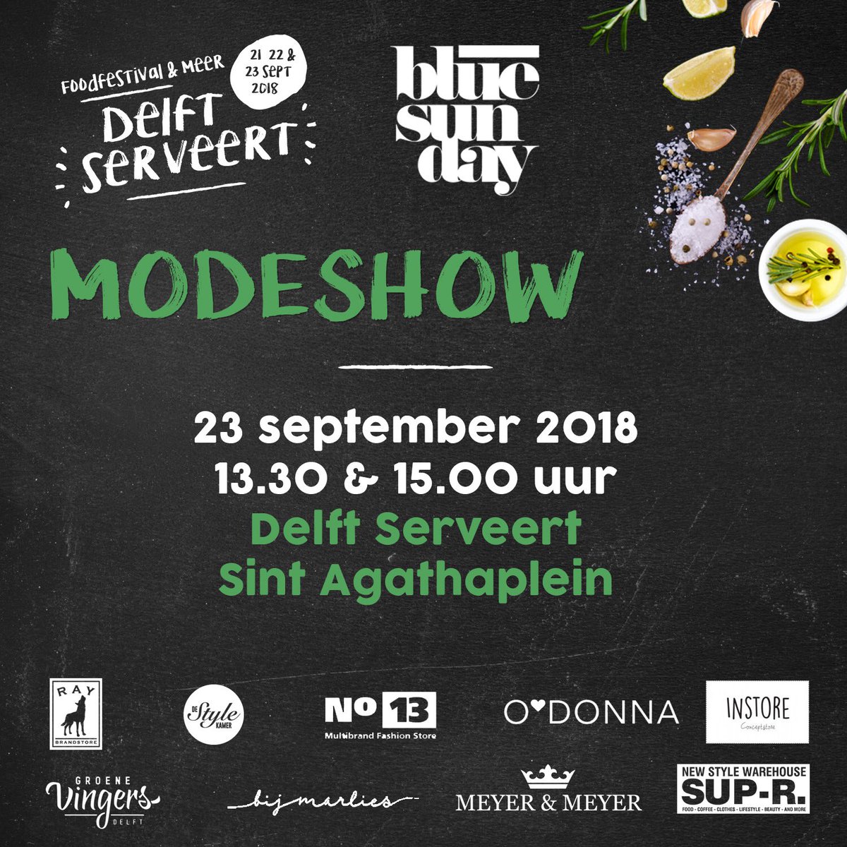 Volgende week zondag kan je tijdens Delft Serveert genieten van een modeshow met 8 Delftse kledingwinkels! 🎉