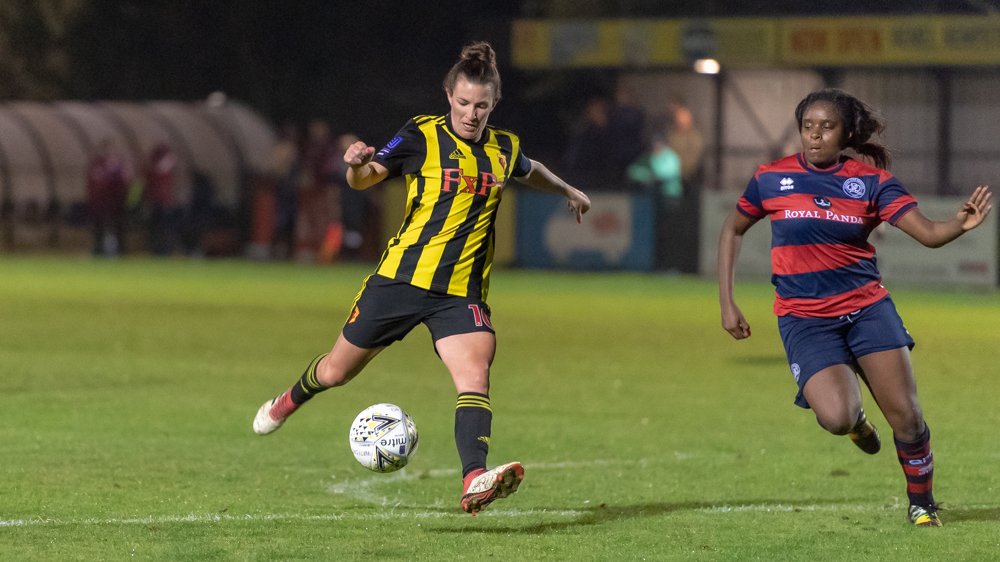 This #watfordfc team is excelling in tight games. <a href="/helenwardie10/">Helen Ward</a>'s strike last night gave the Golden Girls their third consecutive 2-1 victory. 🙌

Read the report ➡️ watfordfc.com/teams/ladies/l…