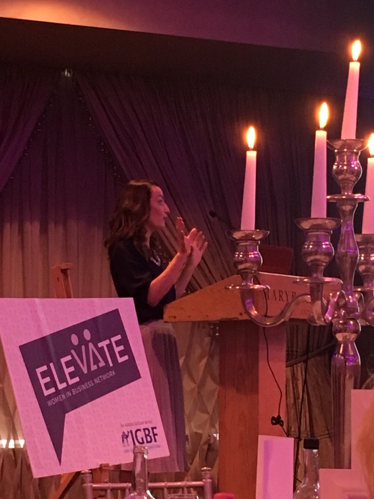 Catherine Cashman aka the #thehealthyfairy is giving us a very good insight as to 6 things which will contribute to a good work life balance #inelevate #maryboroughhotel