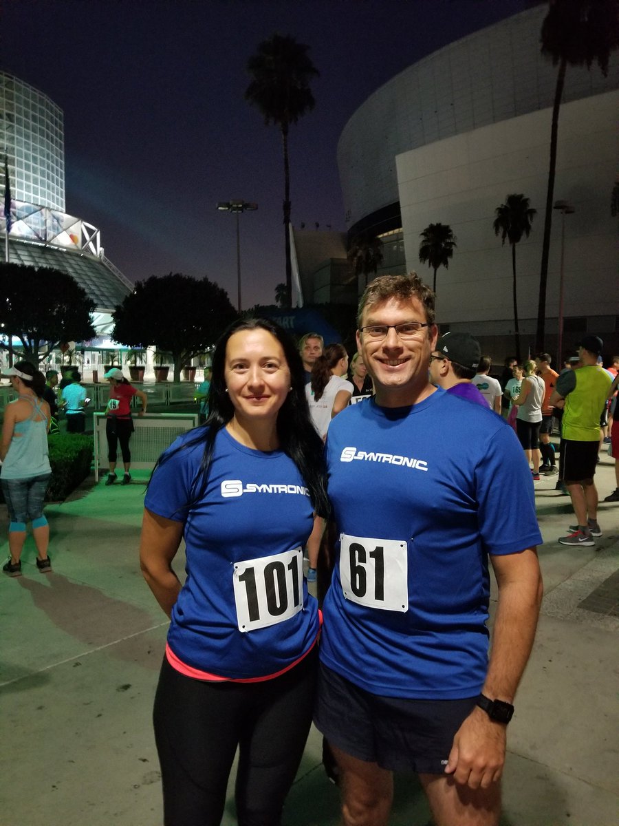 "Sunshine 5k run" at #MWCA18 but there is no sun 😂