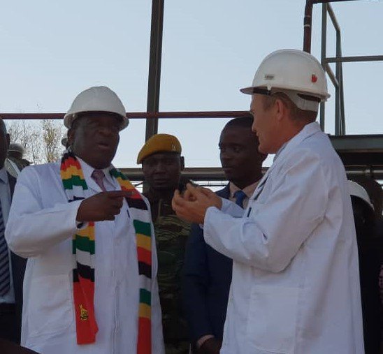 Today in Bulawayo I commissioned the $2bn Hopeville Housing Project & a state-of-the-art tomato processing plant. These projects are building blocks towards reviving Bulawayo, creating decent jobs & housing for all, and improving the quality of life for the people of Zimbabwe!