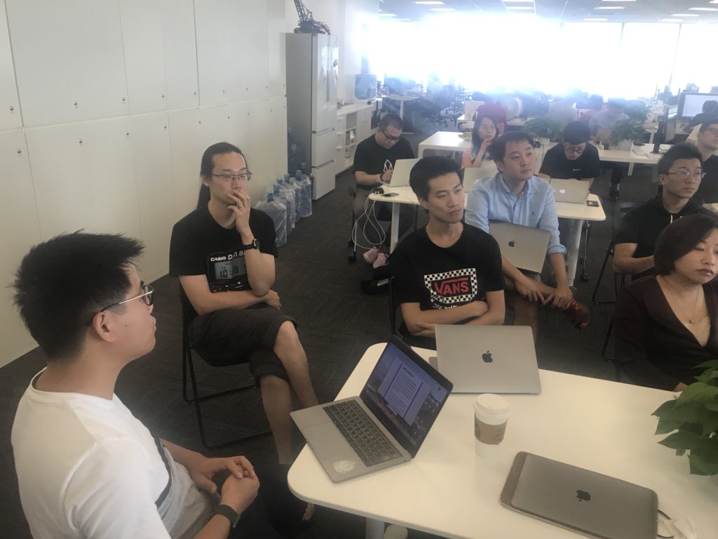sunnywwwww's tweet photo. Doing work shop with our co-workers back in Beijing
Talked about the Japanese blockchain market which is unique because it owns half of the bitcoin exchange market while other cryptos as well as ICO projects donβt really have that big market share.
#blockchain #inblockchain #inb https://t.co/5M1m7uHMDg