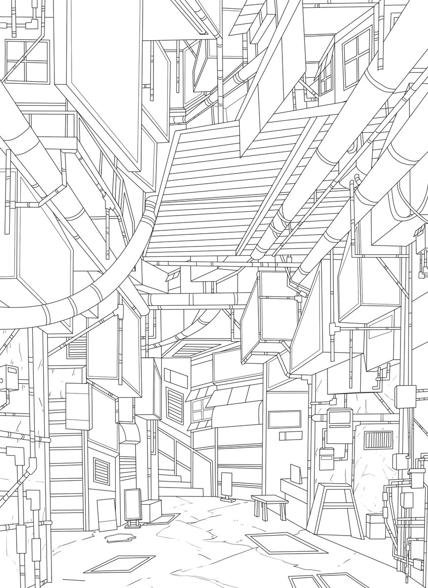#背景を描くとストレスが増える
途中から気持ちよくなります... 