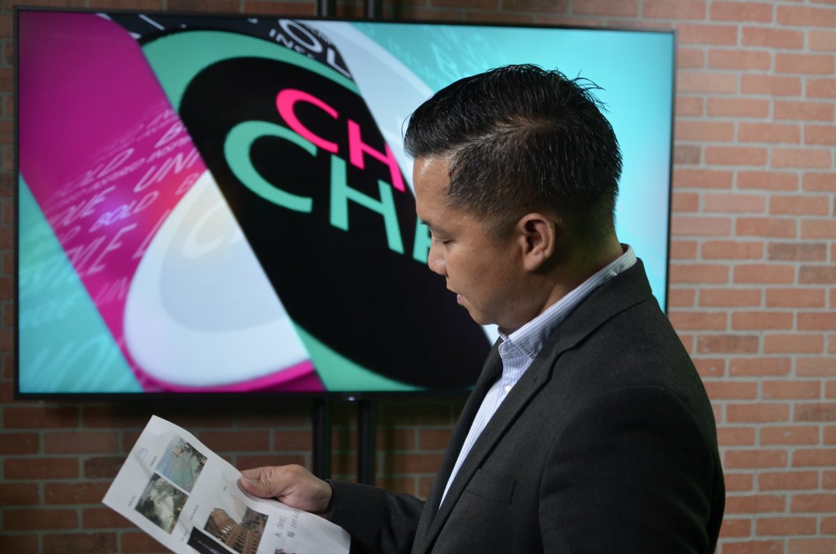 chitchathouston's tweet photo. Vincent, reading the script before his take! Shhhhh.......🤫🤫
He doesn't know we took this pic! LOL!
#ChitChatHouston https://t.co/oSQD2LXAD6