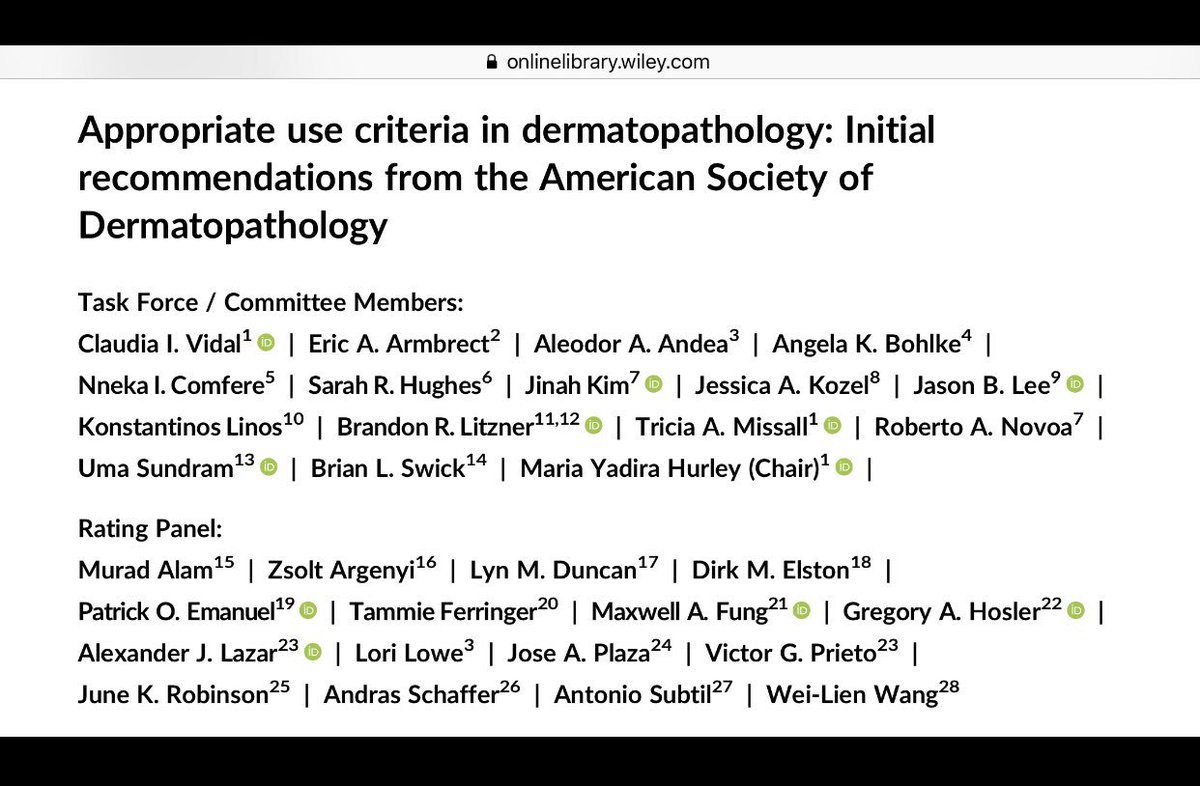 DermpathJC (@dermpathjc) on Twitter photo Drumroll!!! We are excited to announce that at the next #dermpathJC we will discuss APPROPRIATE USE CRITERIA in #dermpath. ππ»ππ»ππ» Discussion will be led by: <a href="/GregHoslerMDPhD/">Gregory A Hosler</a> and <a href="/FungMaxwell/">Maxwell Fung, MD</a>. Join us on 9/27/2018 at 9pmEST! Link: doi.org/10.1111/cup.13β¦ #pathology Drumroll!!! We are excited to announce that at the next #dermpathJC we will discuss APPROPRIATE USE CRITERIA in #dermpath. ππ»ππ»ππ» Discussion will be led by: <a href="/GregHoslerMDPhD/">Gregory A Hosler</a> and <a href="/FungMaxwell/">Maxwell Fung, MD</a>. Join us on 9/27/2018 at 9pmEST! Link: doi.org/10.1111/cup.13β¦ #pathology