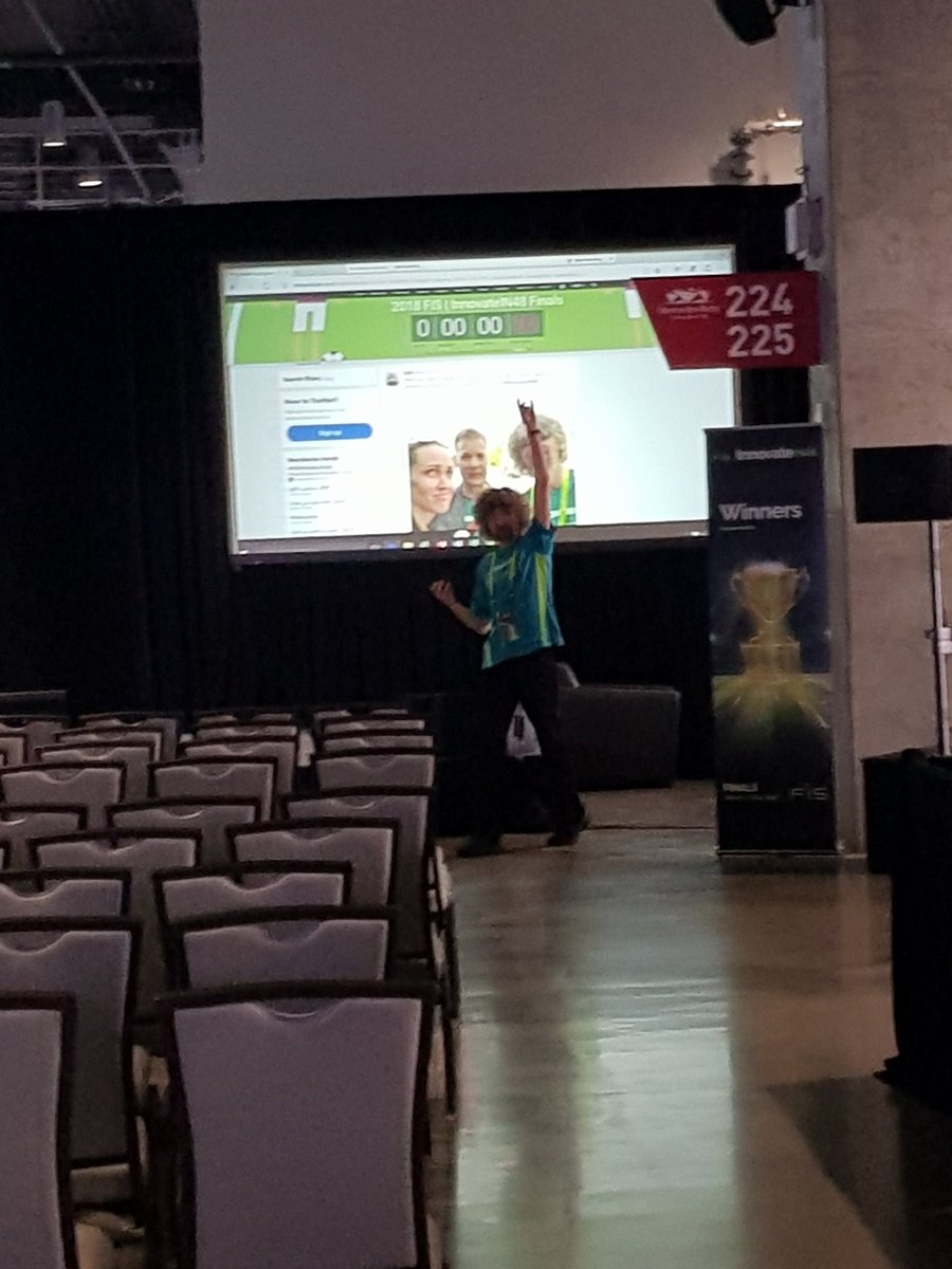 TimDMorris's tweet photo. Our friends from #RonBurgundyNewsTeam getting ready to rock #FISInnovateIN48 https://t.co/kF42Pu26xT