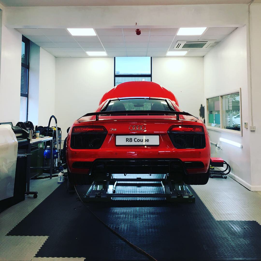windowfilmcntr's tweet photo. Check out this #audir8 with platinum #paintprotectionfilm for @ipswichaudi #audi #protectyourride #sportscar #fastcars #r8 #llumar #xpel https://t.co/bE4JPentnr