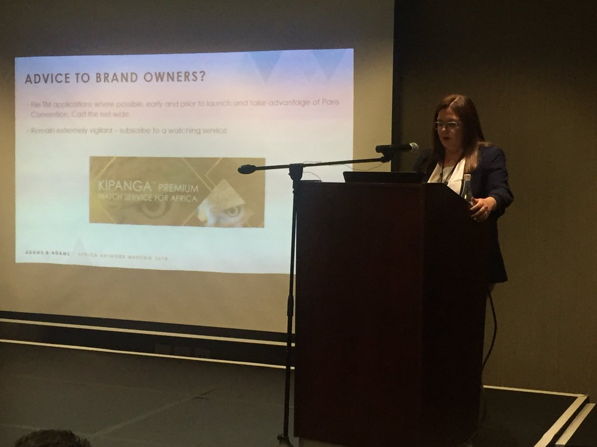 AdamsAdamslaw's tweet photo. @KellyThompsonSA providing advice on how to #TrumpTheTrolls! Beating trademark trolls. @AdamsAdamslaw #AfricaIPNetwork #trademarksonline https://t.co/bRFyiNgV6Z