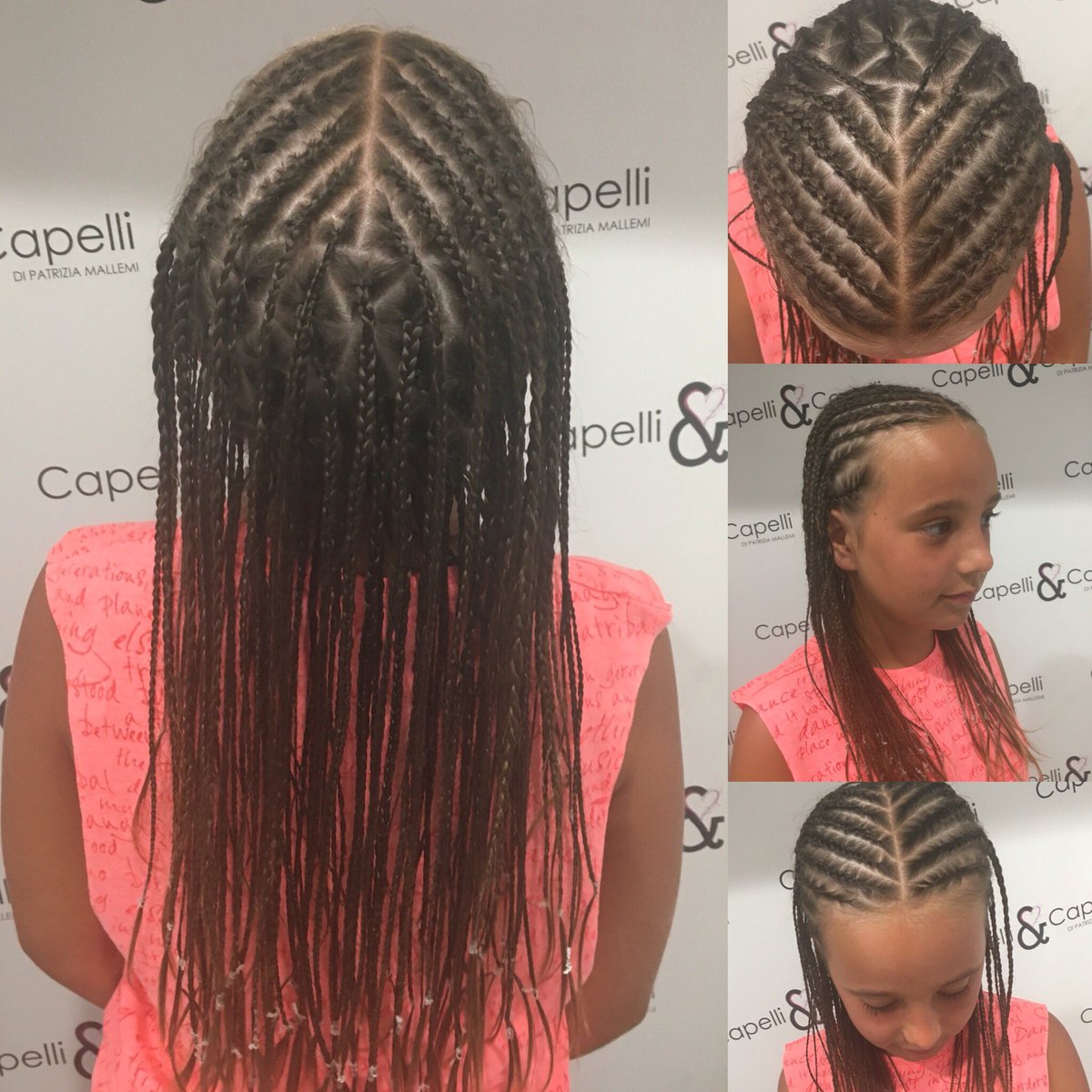 capelli con treccine africane