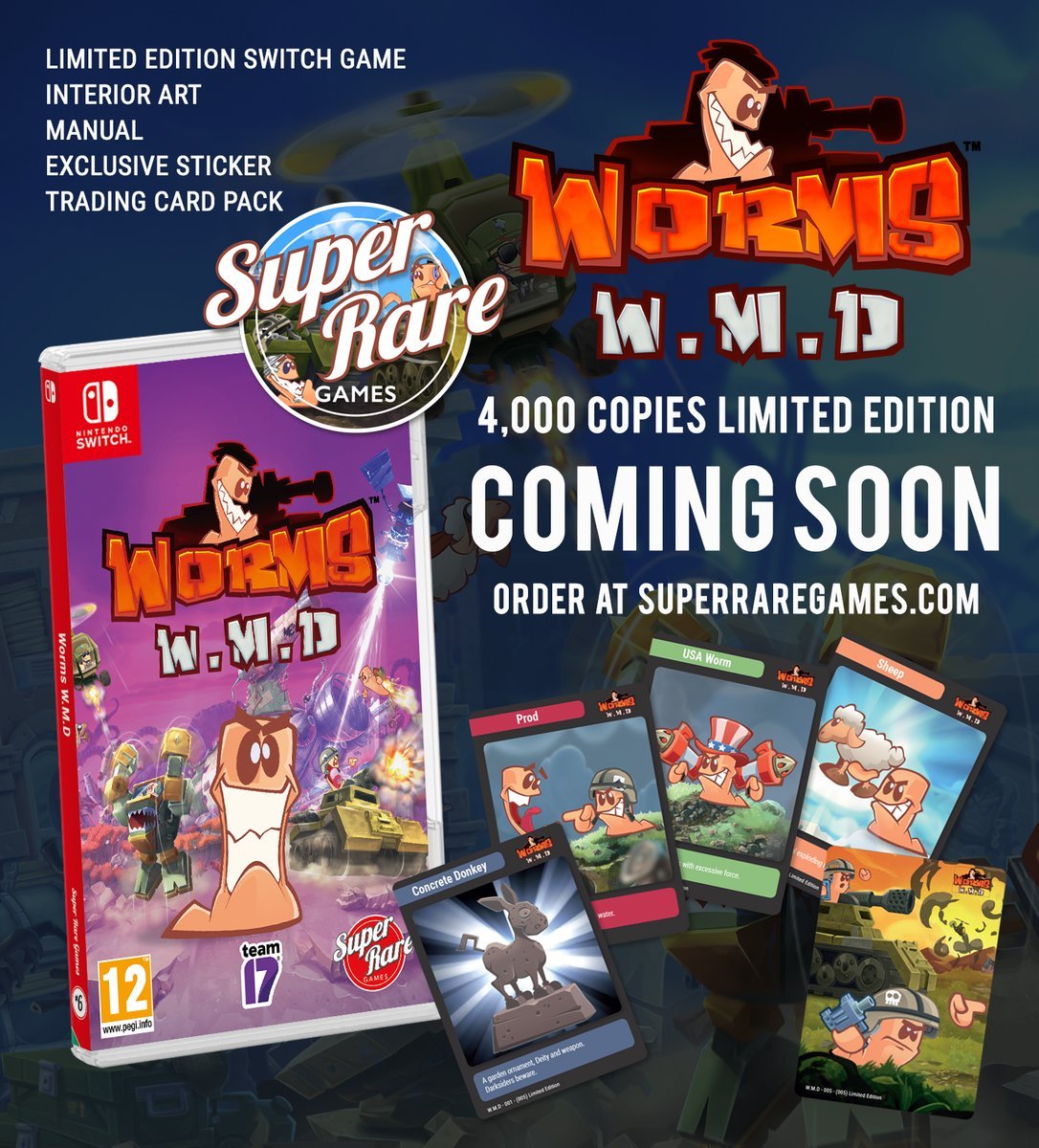 Limited Game News Today Wormswmd By Superraregames Team17ltd For Nintendoswitch Pre Order Starts Today Sep 13th At 10am Pdt 1pm Edt 6pm Bst 7pm Cest Check Here