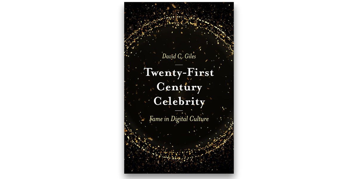 ICYMI: this week we published a brand new #textbook by David Giles on Twenty-First Century #Celebrity. Explore the #TOC and sample content here bit.ly/2oTzyei and  order your #InspectionCopy today bit.ly/2N57Rh6