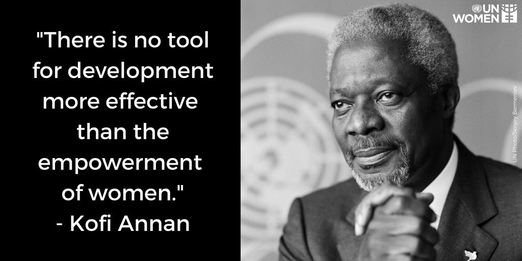 Today, our former SG and a great gender equality advocate, @KofiAnnan was laid to rest in his home country, Ghana.

We pay tribute to his legacy and commitment to human rights. 

#RIPKofiAnnan