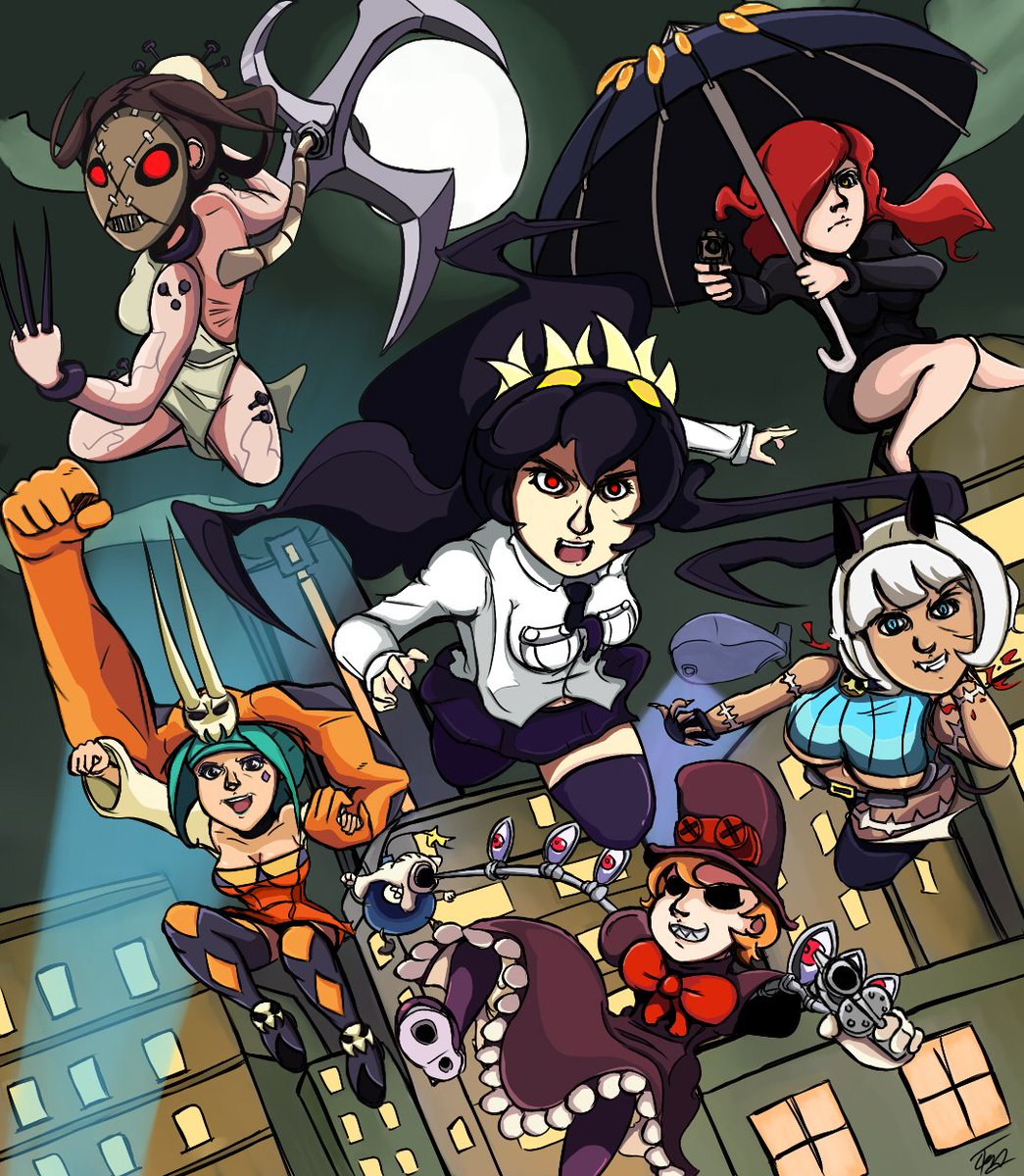 Skullgirls drawing that i made back in 2014! 