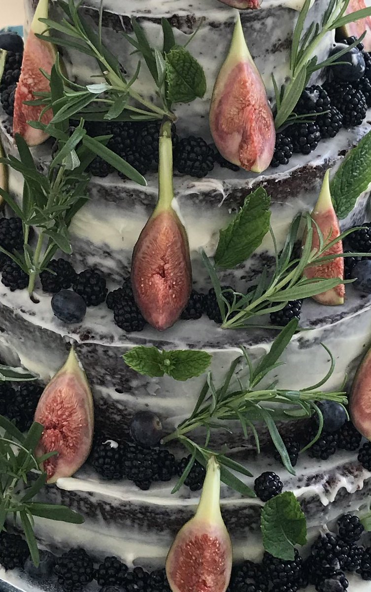 #weddingcake #decorated by us at Greens! Something a bit different, what do you think? #caterers #weddingideas #natural #rustic #freshfruit #oxfordshire #weddings