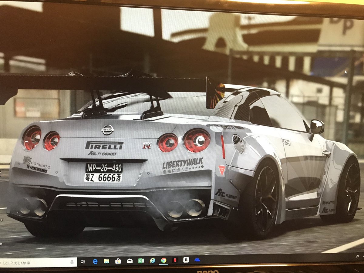 せいや Twitterren Lbgtr35の素晴らしいケツを見つけたので ソッコーで壁紙にした Libertywalk Gtr35 車好きと繋がりたい