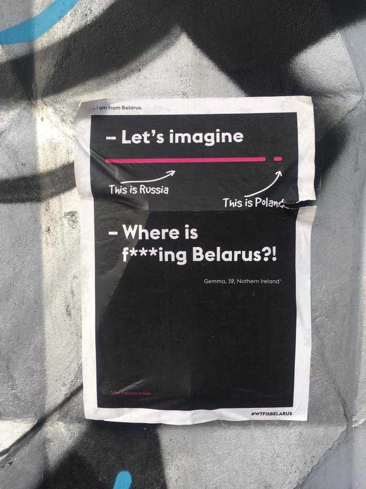 Retro_Grad's tweet image. 'Wait, there’s another Russia? White Russia?' Belarusians groan at hearing this, but a #campaign in #Minsk is exposing stereotypes and ignorance about the country, one poster at a time. #WTFISBELARUS #Belarus More info here: bit.ly/2p4x0dl