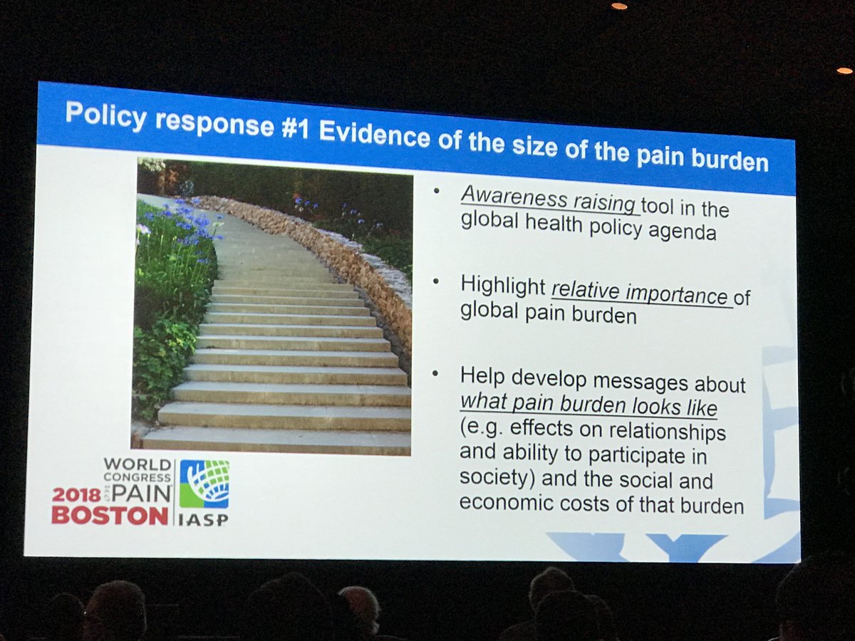 The #global population is rapidly living to an older age. What will this mean for the prevalence of #pain, already known to be higher in older people? Fiona Blythe advocates for a strong and comprehensive #policy response to the growing #globalburden of pain at @IASPCongress