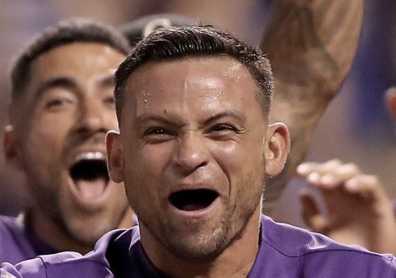 Rockies's tweet photo. If we all lived our lives with the happiness and joy of Gerardo Parra, the world would be a much better place. Be more like GP.
#WalkOffFaces ๐
๐ฎ๐๐ https://t.co/AE92InPjCX