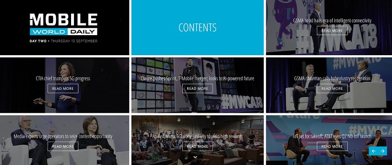 Read the Day2 digital show daily from @GSMA's #MWCA18: https://bit.ly/2N7sIAu Includes @marceloclaure @MatsGranryd #Bharti #5G @ATT #MobileIoT @CTIAShows @CTIA @GSMAi #GLOMOs19 and much more!
