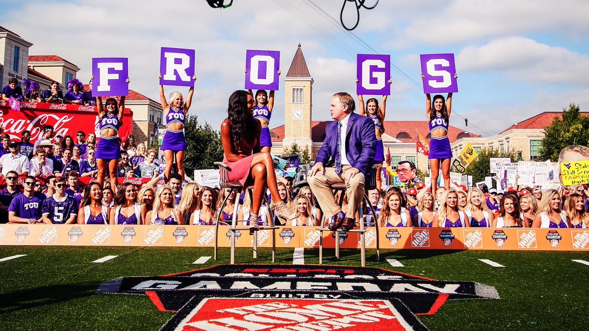 06:47 - 13 wrz 2018. http://gameday.gofrogs.com/college-gameday.html. 