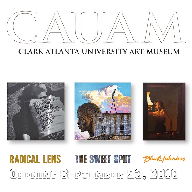 CAUArtMuseum's tweet photo. Opens Sunday 9/23 from 4 to 6 pm.

Clark Atlanta University Art Museum presents three exhibitions featuring the works of @shepreebright , @aaconteh and the CAUAM permanent collection. Exhibiting through May 31.

#50StateIntitative 
#CAU 
#HBCU 
#WeAreCAU 
#CAUnation30 https://t.co/Zu5AxARaue