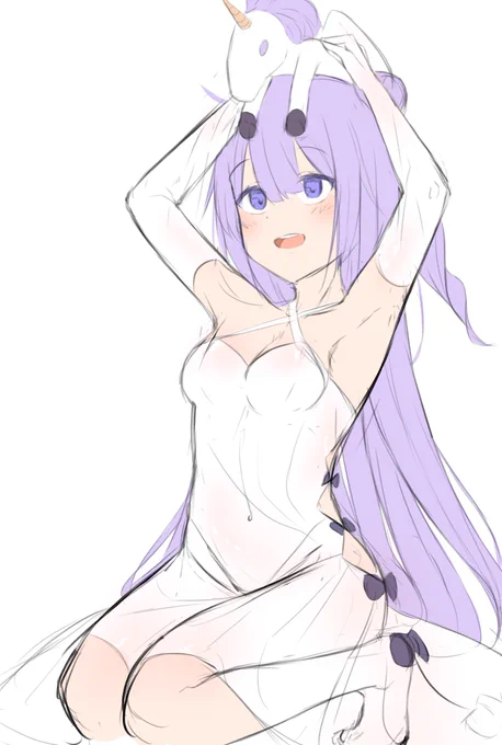 #벽람항로 #アズールレーン #유니콘이번에 천천히 나름 잘 나왔는데 컬러러프 도중 컴퓨터 사용 못하게 돼서 수정도 못하고 이상해짐ㅠ 
