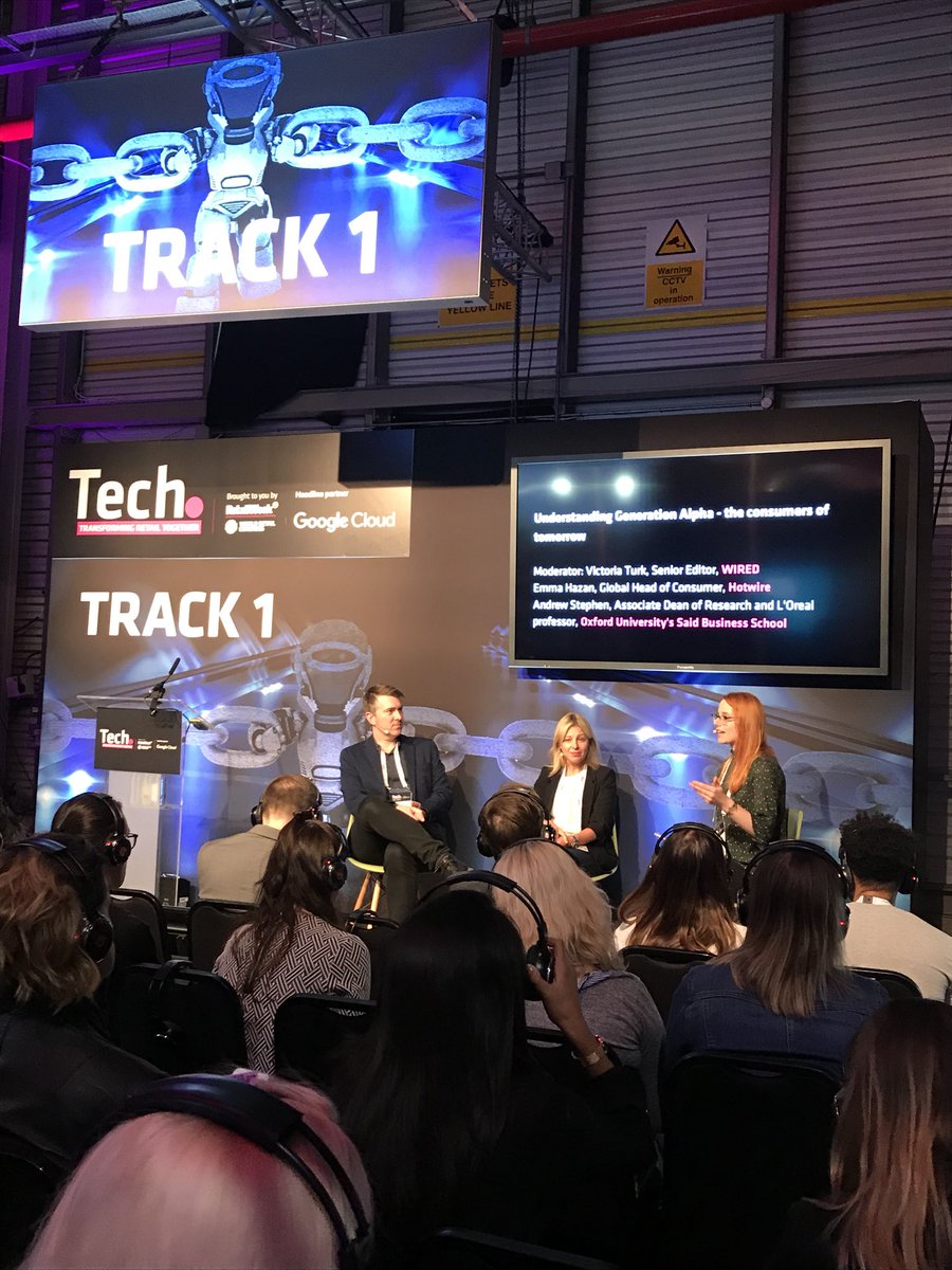 Great session talking Gen Alpha with @VickiTurk at #RWTech today. Watch our for our new report on what parents of Gen Alpha think - out 25/9