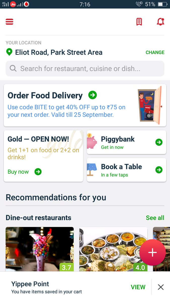 @ZomatoIN Yet another issue with you people its showing that i can avail a 40% Discount on my order but when m trying to use the code its reflecting code already used..... Any exolanation on this????