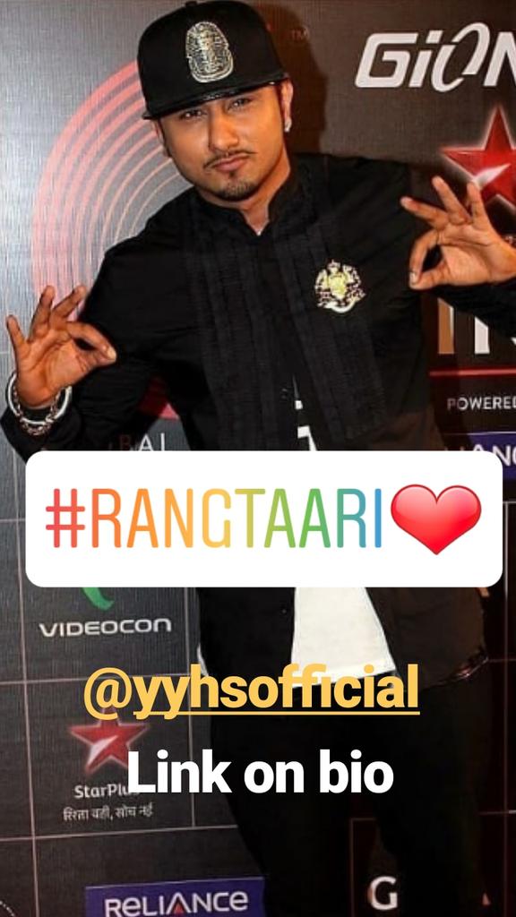 yo_yo_fc's tweet photo. #RANGTAARI❤ By. Yo! Yo! Honey Singh Video out on T-series on YouTube. & link my bio @BeingSalmanKhan @Ay @asliyoyo Big Fan @aslikarib #yoyo #yoyooxide #yo2 #boy #yyhs #asliyoyo #honeysingh #YOYOISBACK👑 #yoyohoneysingh❤#crazy #b0y #hiphop #rap #keepfollowing #keepsupporting https://t.co/jPaD9lFRVT