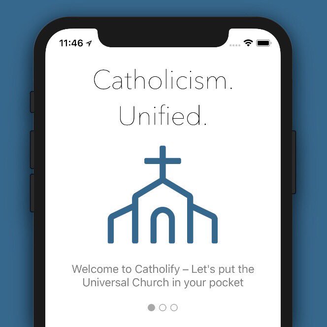 catholify's tweet photo. Catholify 2.0 is now available in the App Store! Our free Catholic app has the Rosary, Bible, Catechism, Live Adoration, and more! We’ve completely changed the app to fit your needs and pray that it enhances your daily walk with Christ. 🙏🏼📲 #CatholicApp #catholify https://t.co/M2vjVMjNre