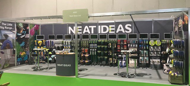 NEATIDEAS1's tweet photo. We're back from an exciting show at @Glee_Birmingham thank you to everyone who came to see us! By far the best show, watch out for Neat Ideas in your local Garden Centres with our new and exciting ranges! #glee18 #gardening #ThursdayThoughts https://t.co/AWAS3cz3Ty