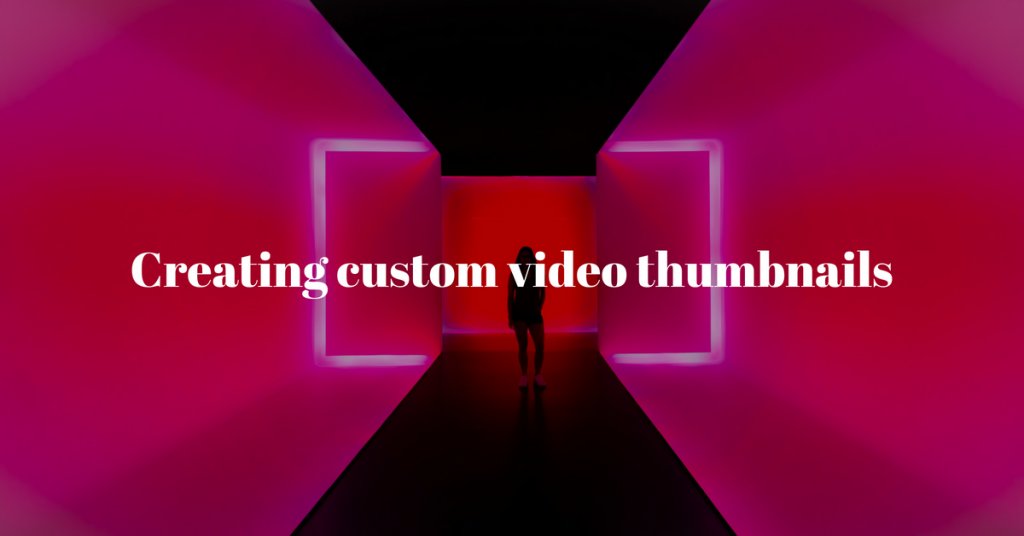SmartVariant's tweet image. How to create custom video thumbnails to maximize engagement: buff.ly/2xquqWi via @foliovision #video #marketing #vlogging