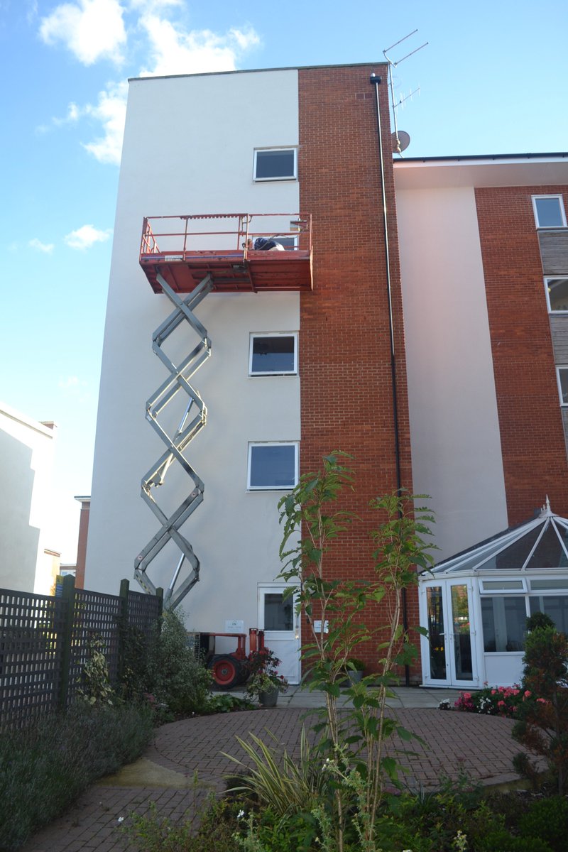 Thank you to our contractors for getting up there on one of our Ipswich properties today, to get some more exterior painting done before winter comes! #propertymanagement #ipswich
