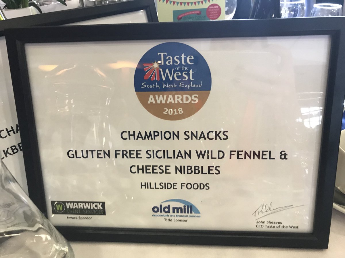 Absolutely thrilled to have scooped not 1, but 2 champion product awards @Tasteofthewest awards! Incredible effort by Team Hillside! Let the celebrations commence! 🍾🥂