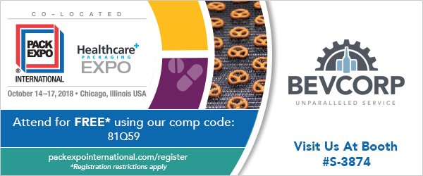 30 days till <a href="/packexposhow/">PACK EXPO</a> International 2018! Get your comped registration using our code before it expires!#packaging #processing #chicago #mccormickplace #S3874 #packexpo #manufacturing #equipment #filling #blending #containerhandling #canseamers xpressreg.net/register/PACK1…