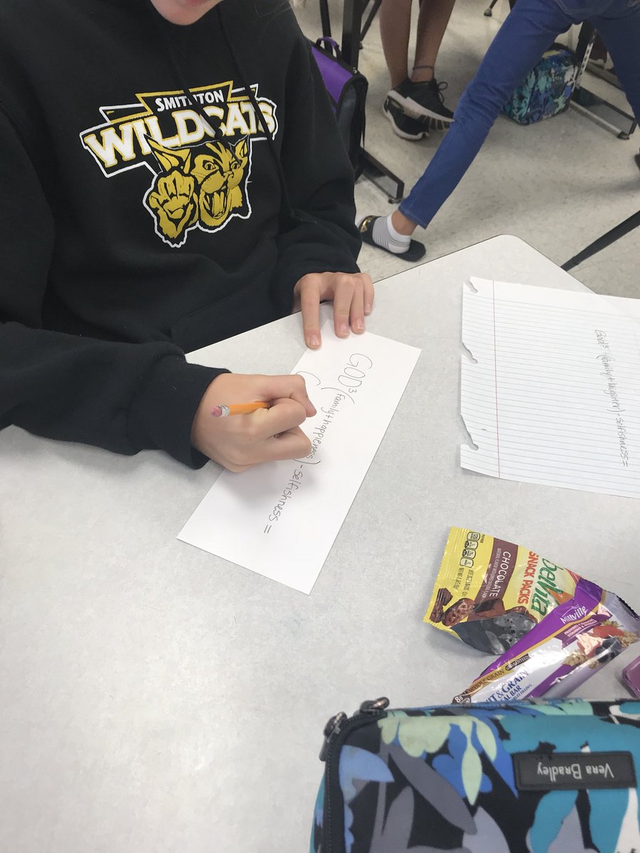 MrsElliottMath's tweet image. Lucy from The Miscalculations of Lightning Girl said “Life is like an equation and mine is perfectly balanced”.  Writing our equations in RTI! #sms_wildcats