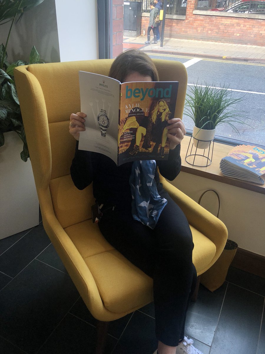 Thanks for the delivery of the latest <a href="/beyondmags/">beyond publishing</a> matches the new chairs nicely! 😘