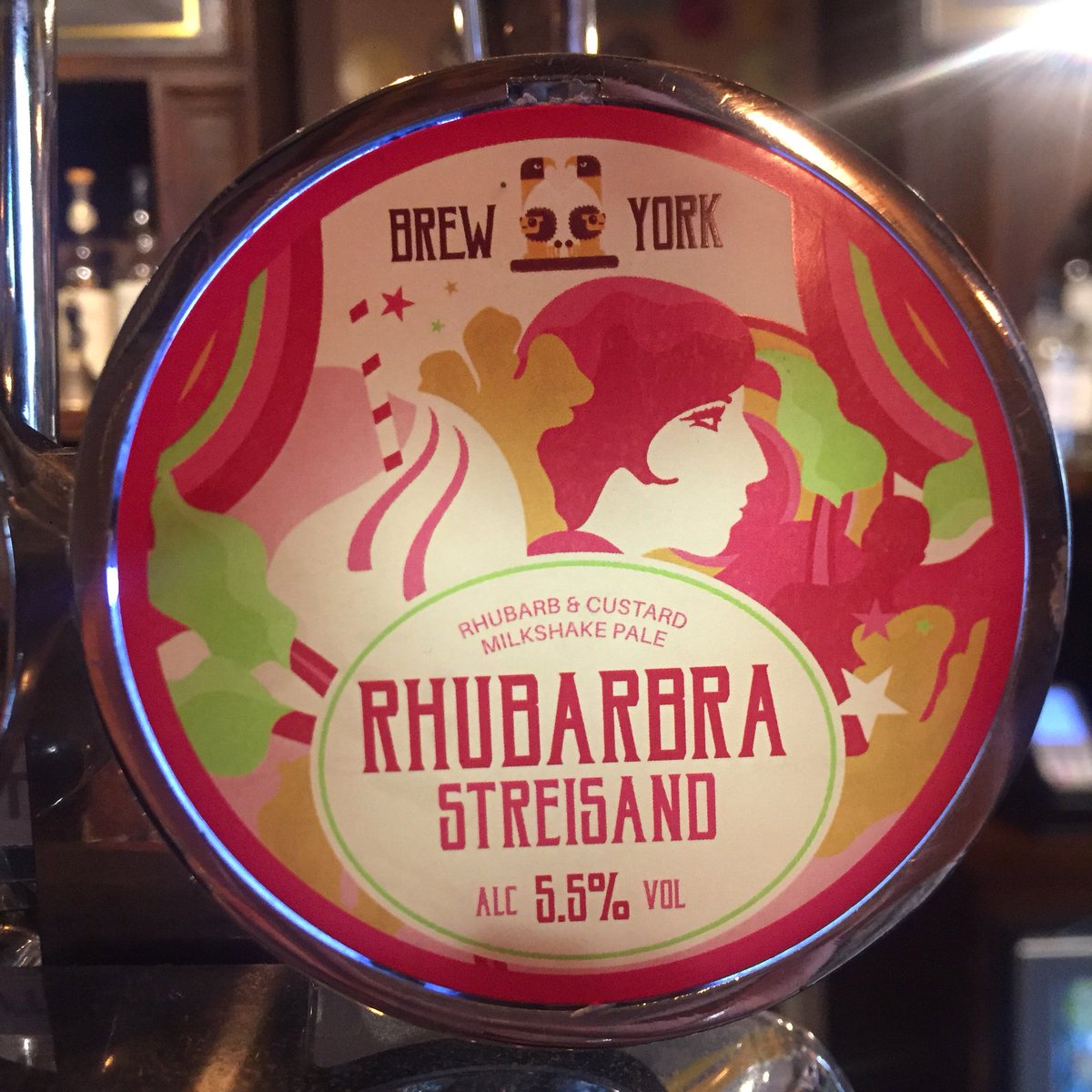 It’s true! We’re lucky enough to have a keg of the amazing #rhubarbrastreisand from <a href="/brewyorkbeer/">Brew York</a>, but you know it won’t be around for long!