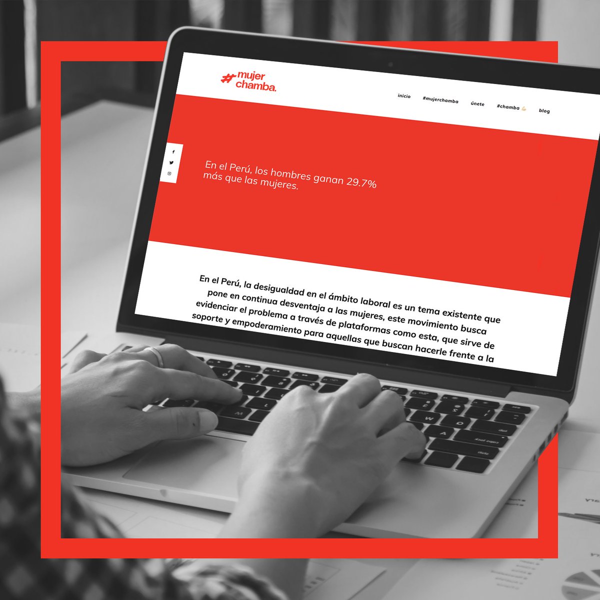mujerchamba's tweet photo. Les presentamos nuestra web, donde podrán conocer más de esta iniciativa y seguir formando parte de la comunidad #MujerChamba

https://t.co/Zc2OjXxow8 https://t.co/JrOdGfMvtd