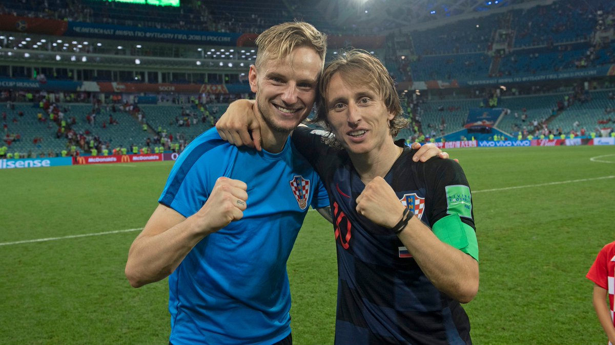 HNSfamily's tweet photo. 🇭🇷 #Family congratulates @ivanrakitic as #Croatia vice-captain awaits his 100th cap! 🔥

#Raketa💯 https://t.co/uFXCk6wh9L