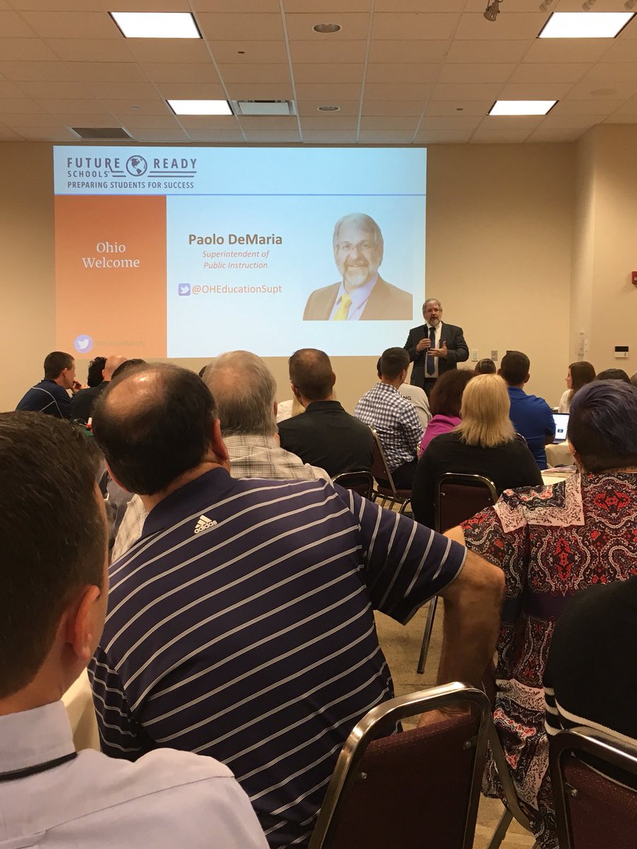 SBOEOhio's tweet photo. Future? READY! Glad to join 300+ school and district leaders today at the #FutureReadyOH institute! With personalized learning at the center of this work, I'm excited for the possibilities this creates as we continue to enhance teaching and learning. #EachChildOurFuture #OhioEd https://t.co/zwtm1WezrN
